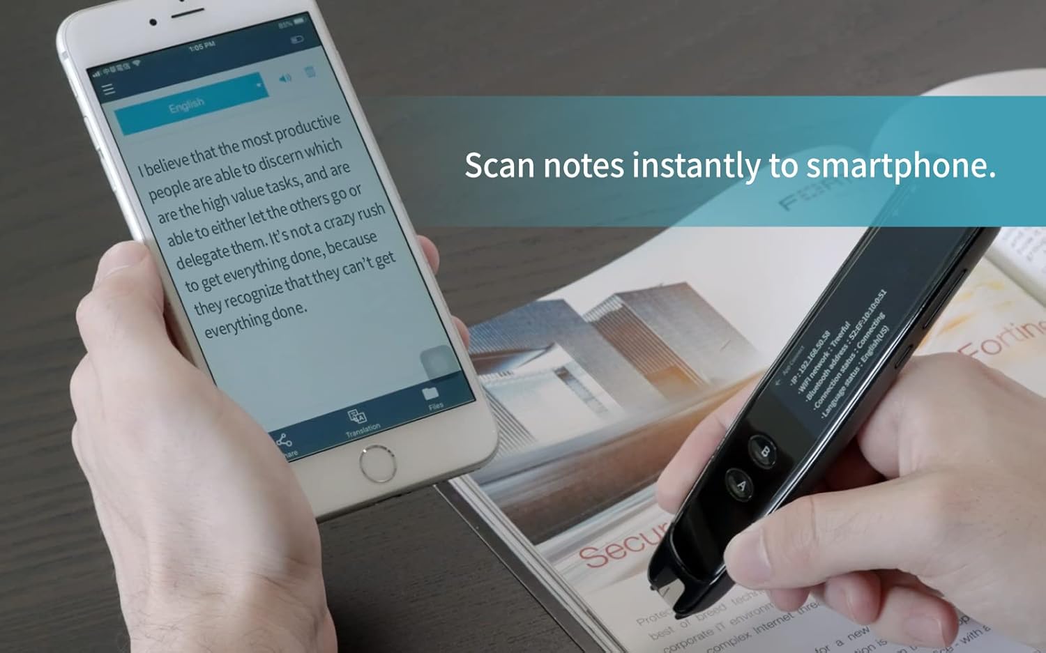 Pen Scanner with LCD Touchscreen, Pack of 2 Q3438