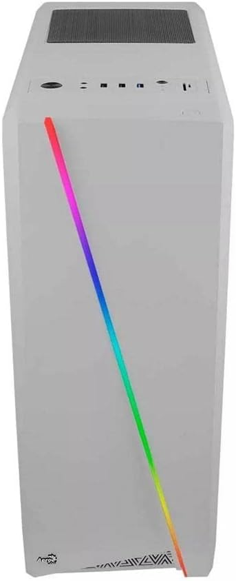 White RGB Mid Tower Computer Case F11140
