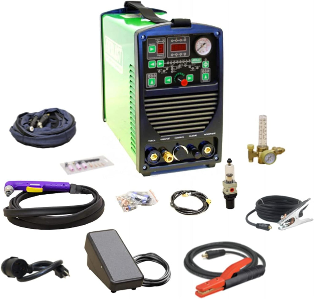 Multi Process Welder TIG Stick Pulse Plasma Cutter Dual Voltage 110v/220v E261