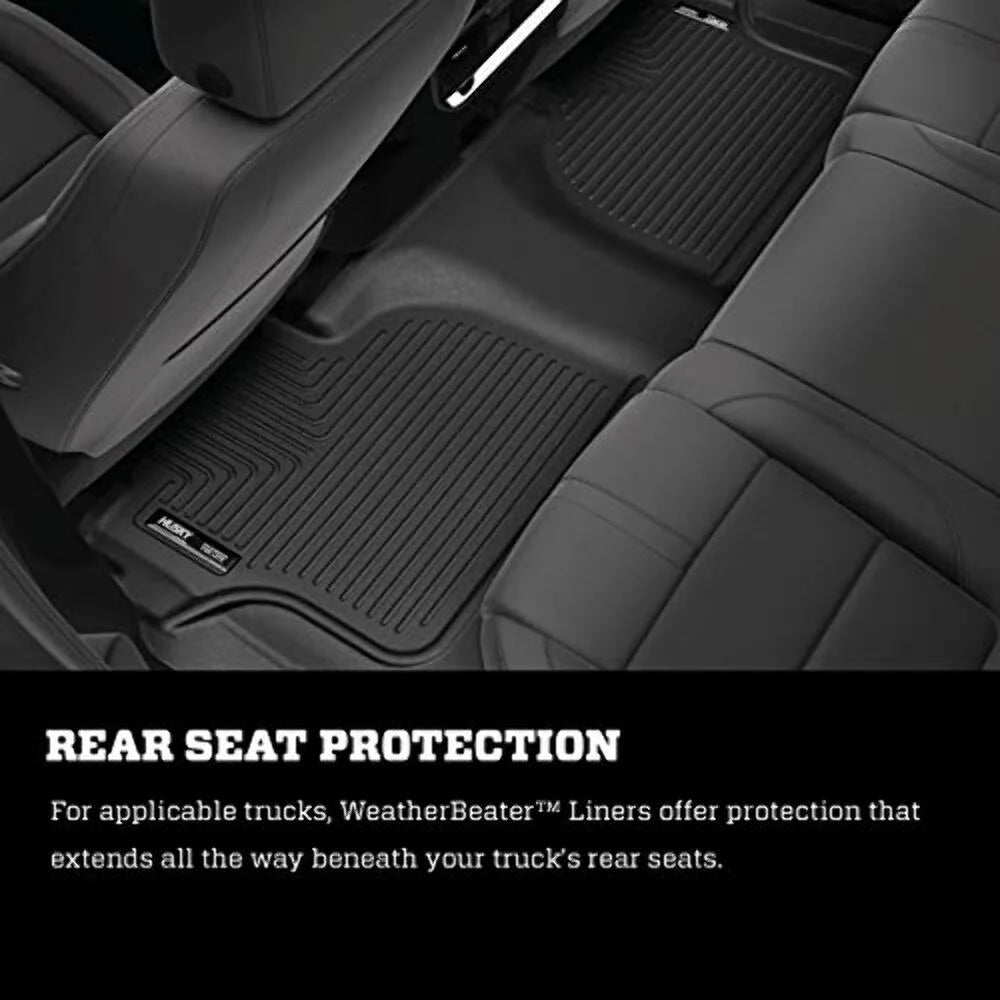 Black Front & 2nd Seat Floor Liners J433