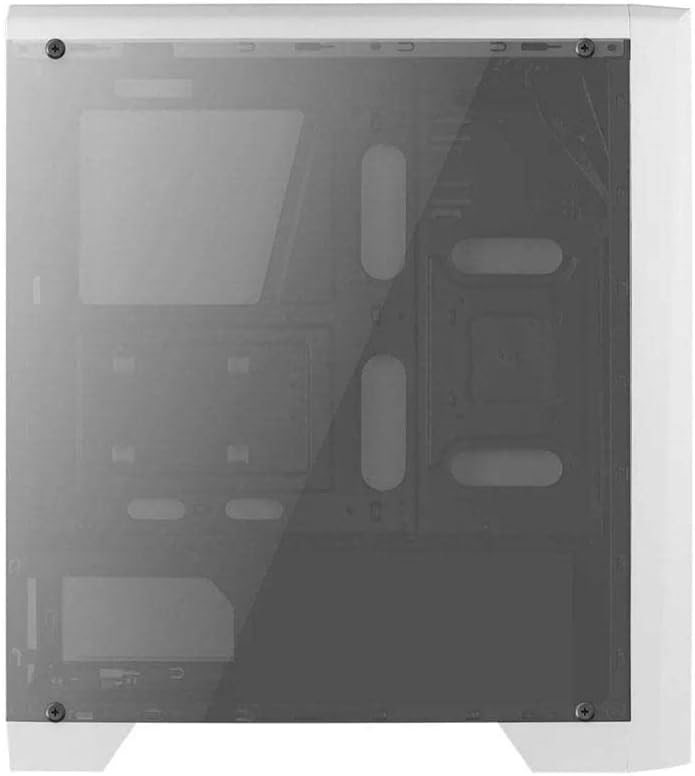 White RGB Mid Tower Computer Case F11140