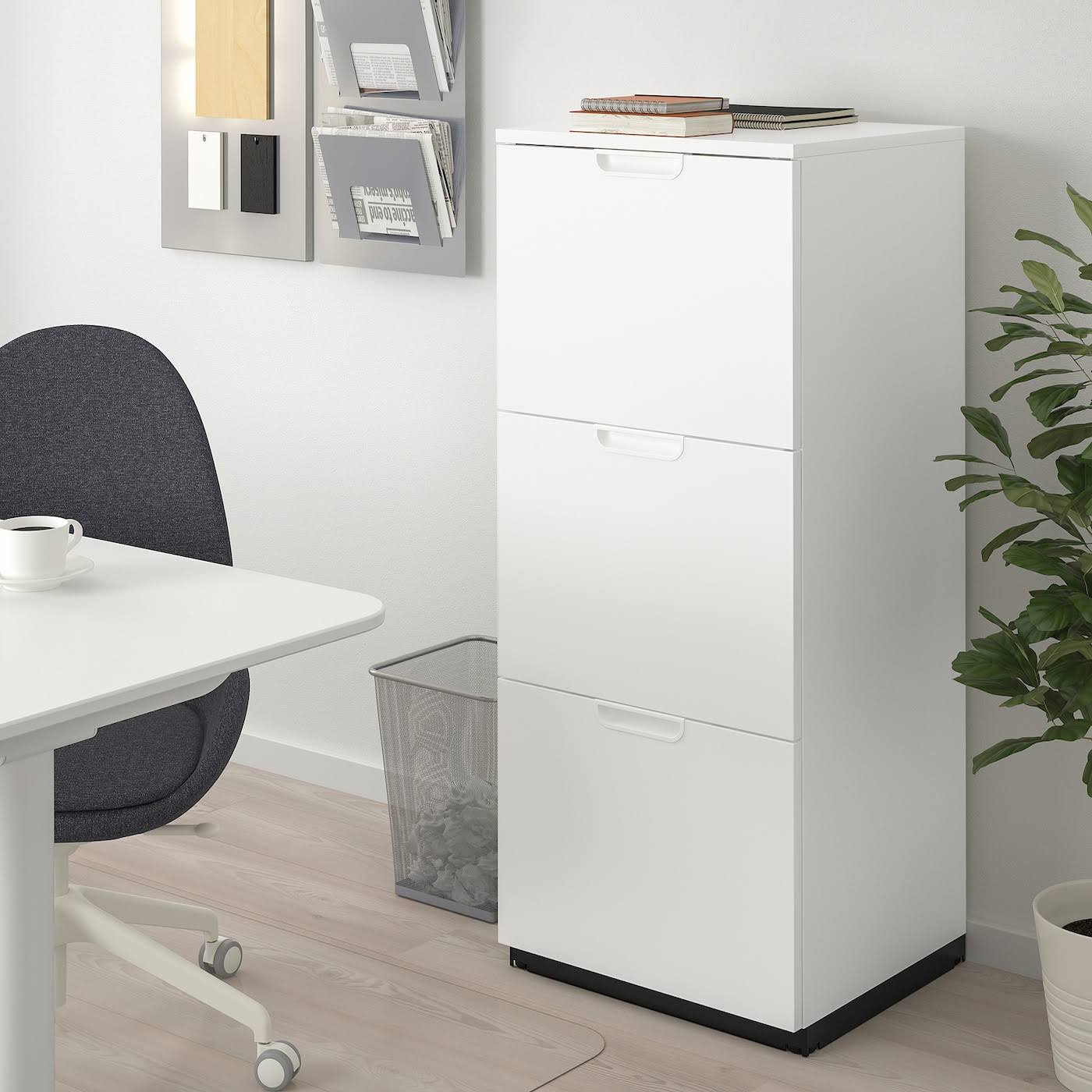 White File Cabinet I4088