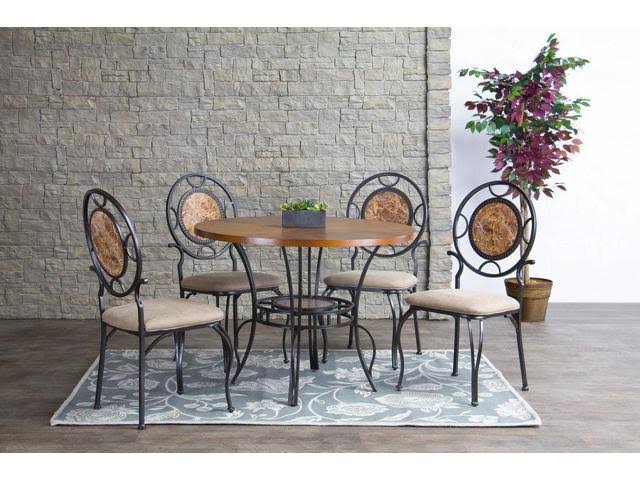 Beige 5 Piece Dining Set A564