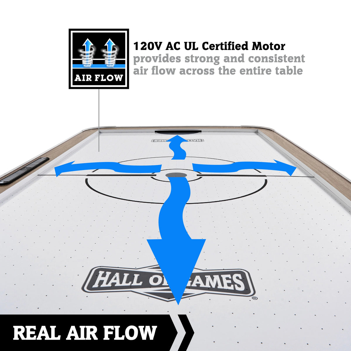 72 inch Air Powered Hockey Table with Table Tennis Top D33085