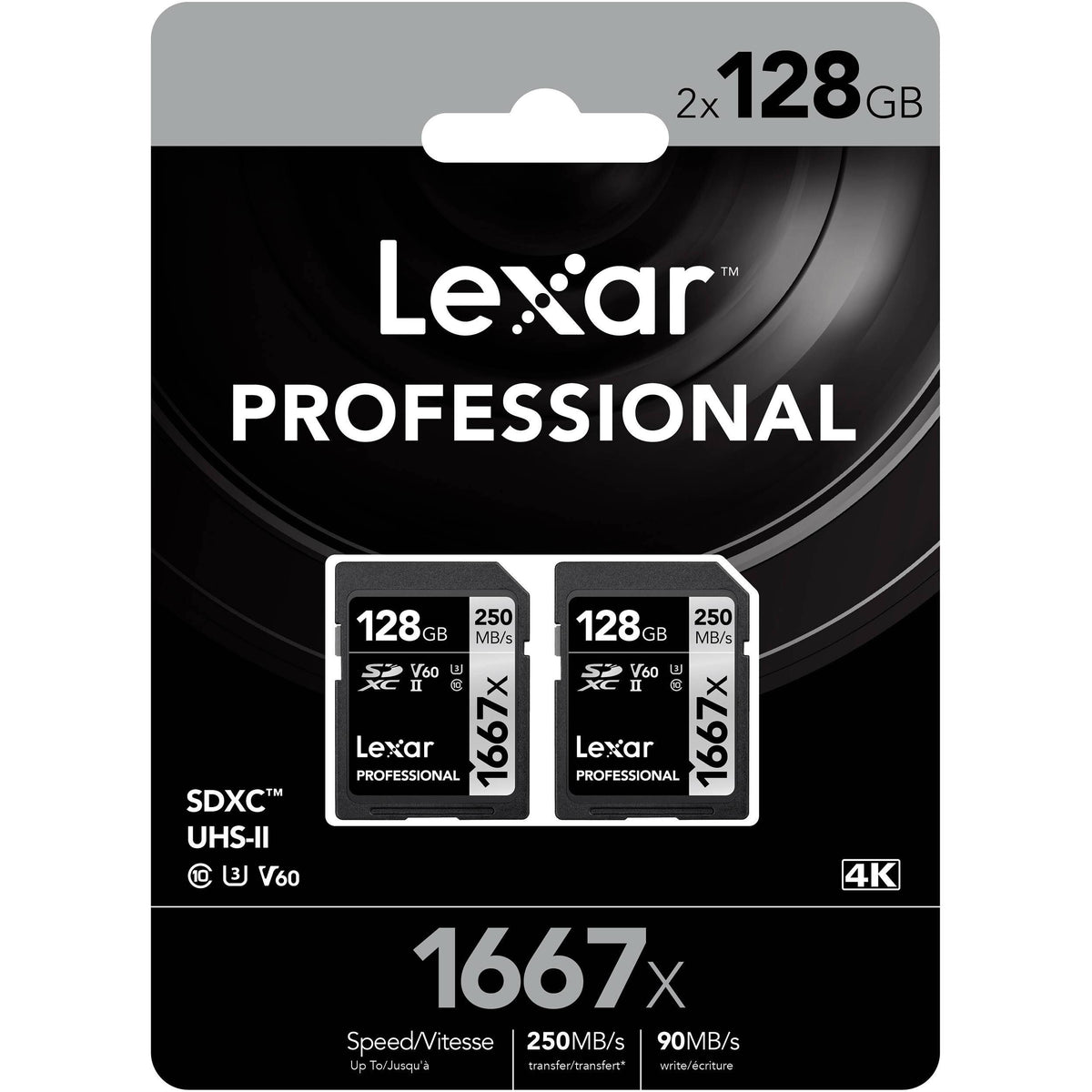 128GB UHS-II SDXC Memory Card (2-Pack) M242