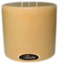 Leather Pillar Candle 6x6 M93791