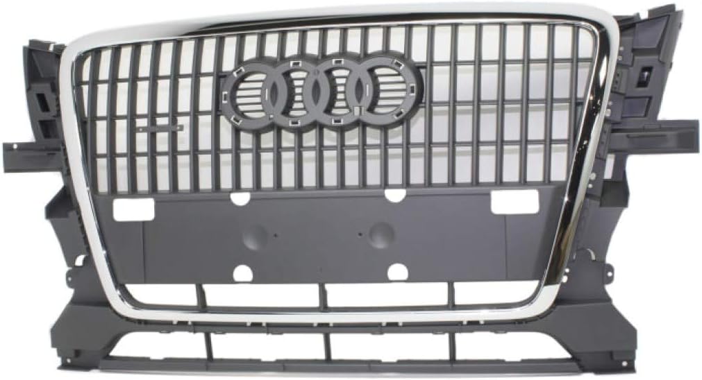 Chrome Shell Grille Assembly with Primed Gray Insert for Audi Q5 S422