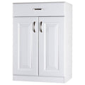 White Wood Composite Wall-Mount Utility Storage Cabinet N945