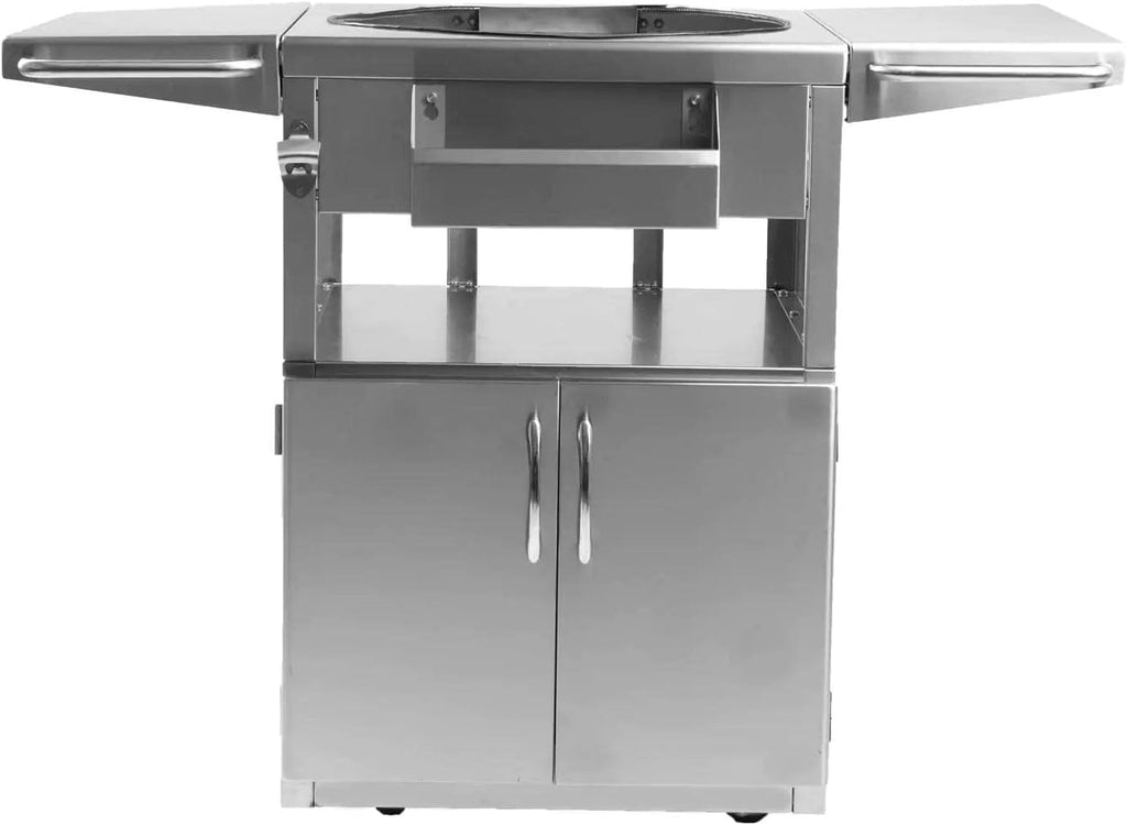 Stainless Steel Grill Cart for 18-Inch Kamado Grill B407371
