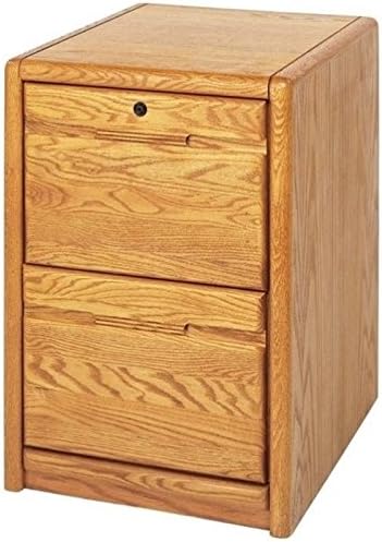Medium Oak 2 Drawer Wood File Cabinet H77471