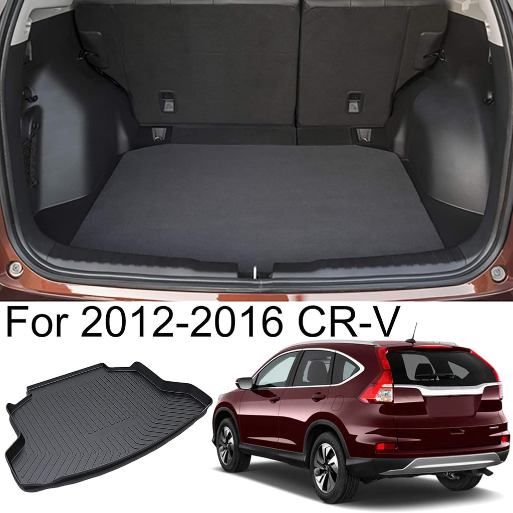 Cargo Liner Trunk Floor Mat Protector for 2012-2016 Honda CRV Pack of 2 F33935