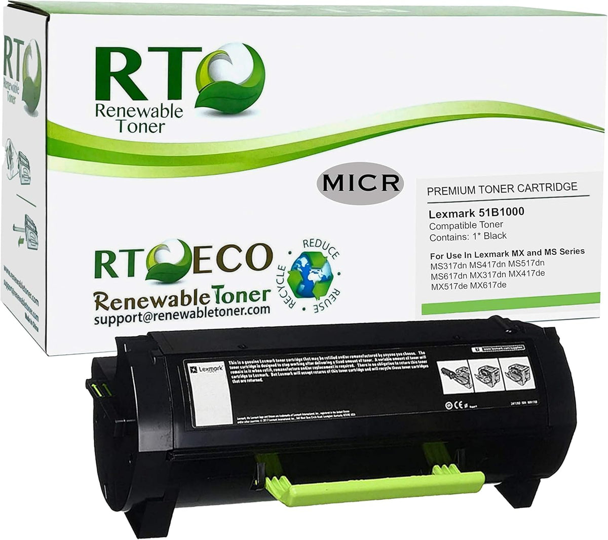 MICR Toner Cartridge for Lexmark MS MX Series T321