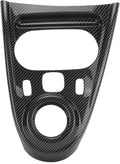 Carbon Fiber Style Gear Shift Panel Cover Sticker Pack of 2 Z2166