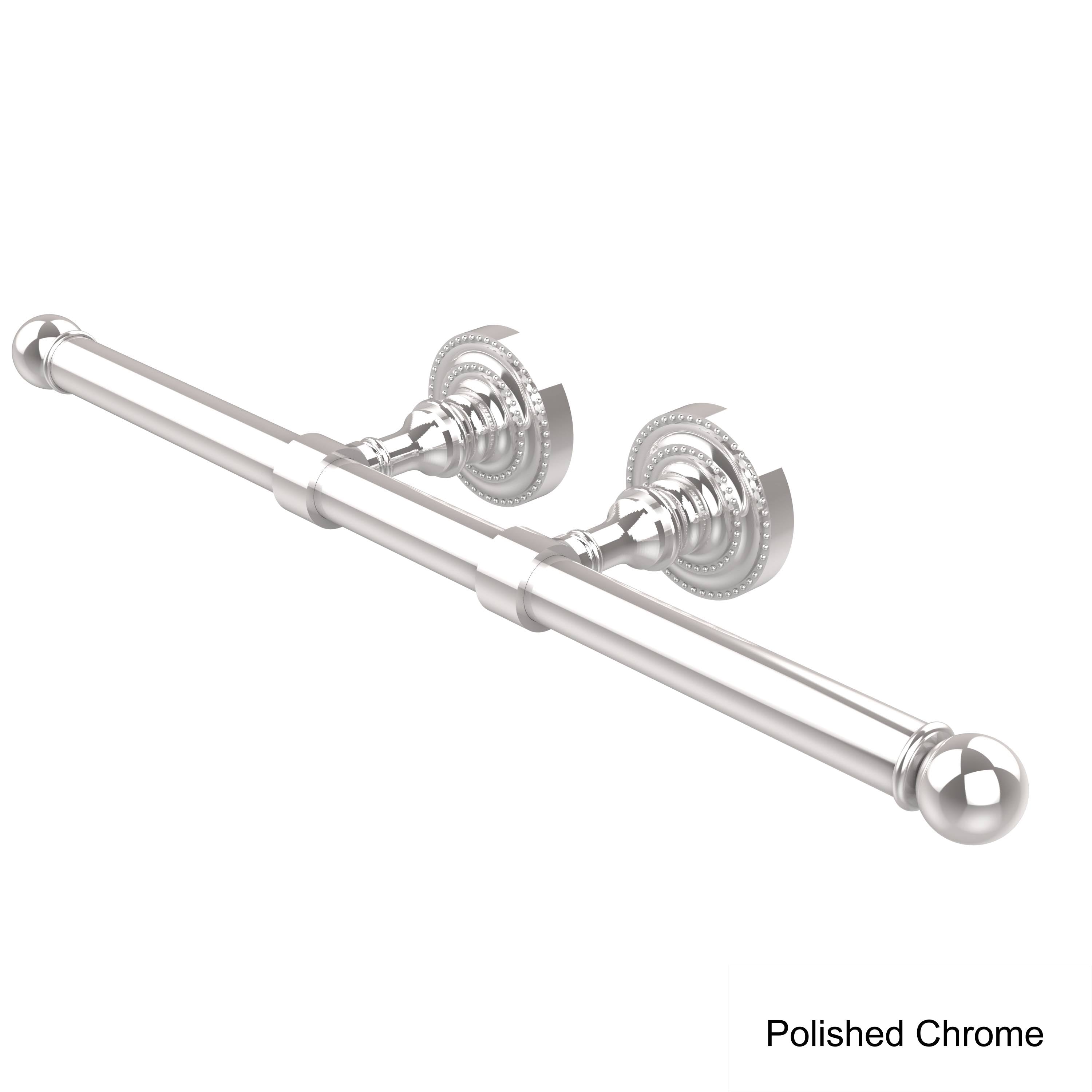 Polished Chrome Double Roll Toilet Tissue Holder E84237