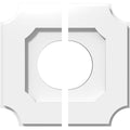 10"OD x 4"ID x 6"C x 1"P PVC Ceiling Medallion Y731