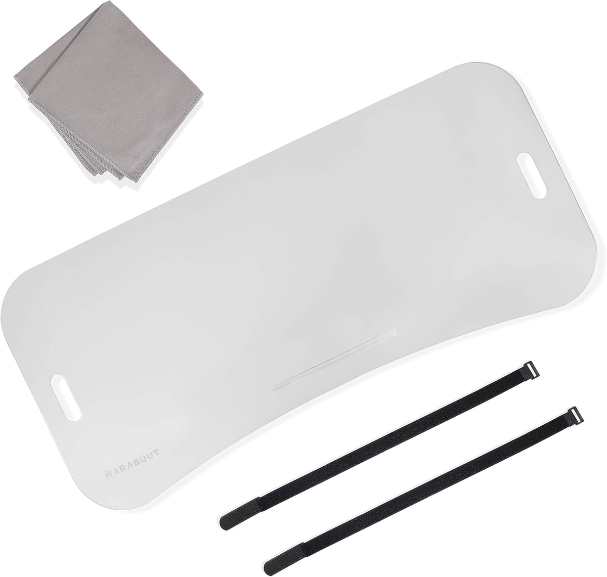 Clear Acrylic Treadmill Laptop Tray with 2 Straps, Pack of 2 C944