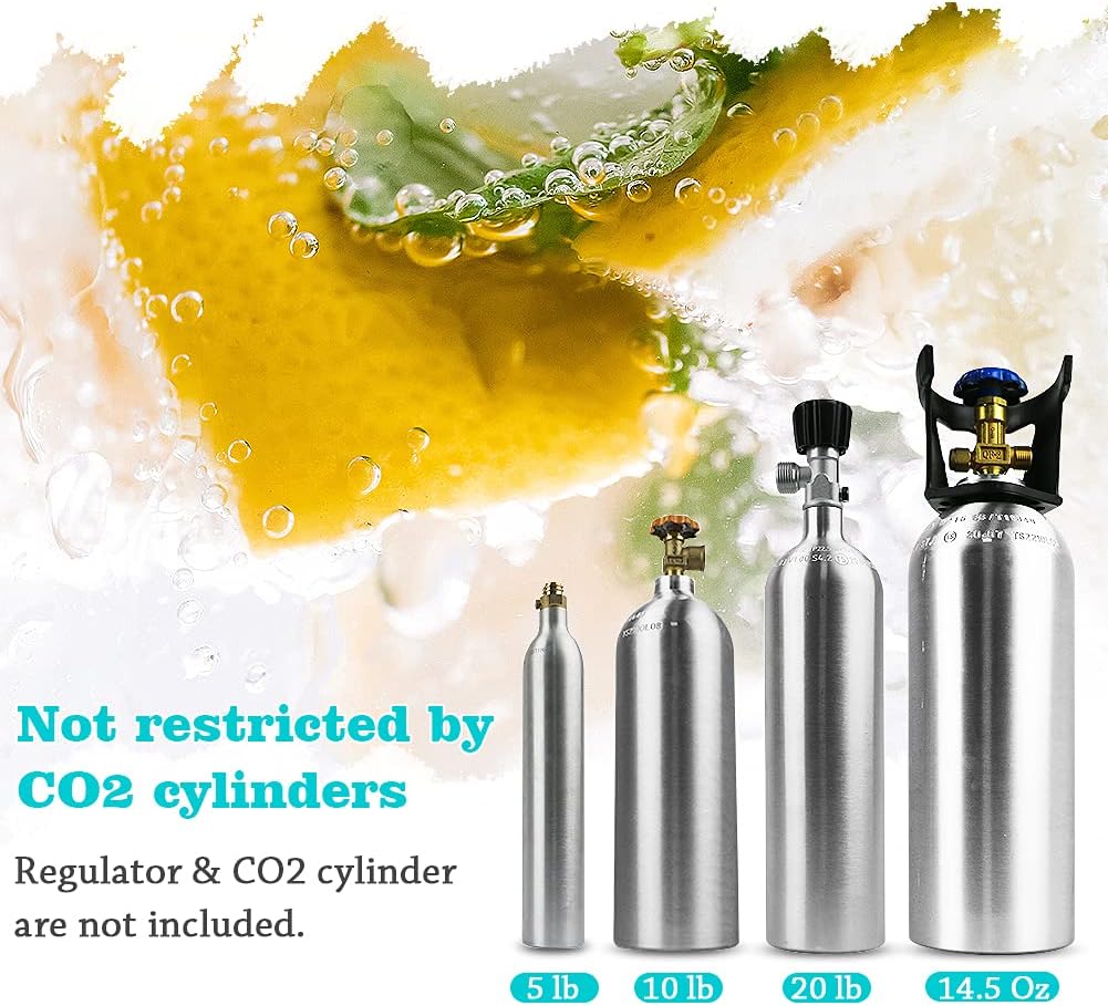 Black Countertop Sparkling Water Maker Q916594