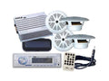 Marine MP3 USB Stereo Radio Receiver with 4 Speakers and 400Watt Amp A386371