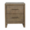 Reclaimed Pine 2 Drawer Nightstand A183471