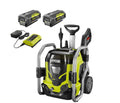 1,500 PSI 1.2 GPM 40-Volt Cordless Electric Pressure Washer with Two 5.0 Ah Batteries and Charger J861