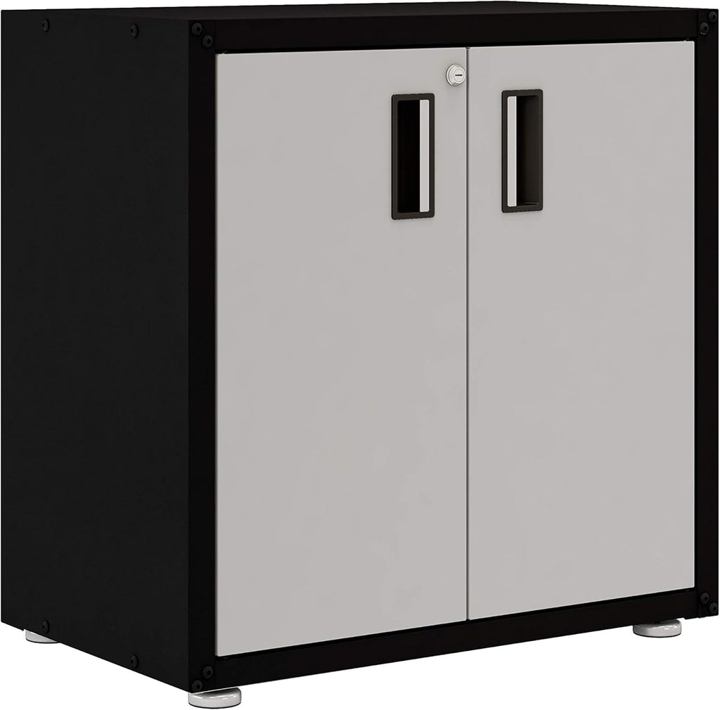 Steel Cabinet with Two Doors (Black) B39669