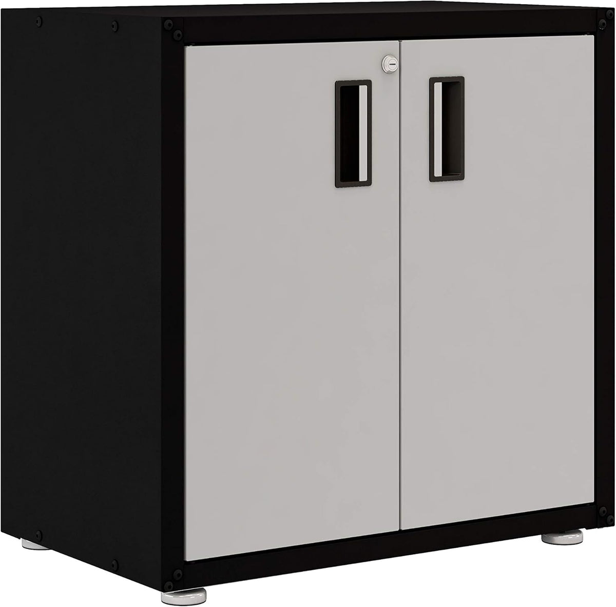 Steel Cabinet with Two Doors (Black) B39669