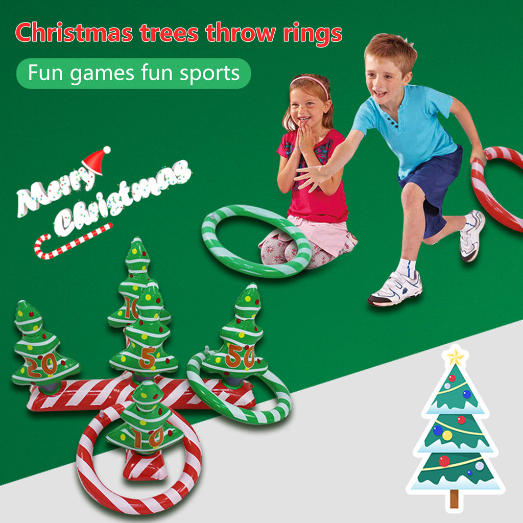 Inflatable Ring Toss Game Set with 4 Rings F75781