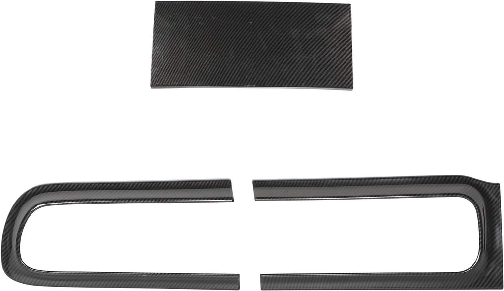 Carbon Fiber Grain Taillight Cover Trim Accessories Pack of 2 R52625
