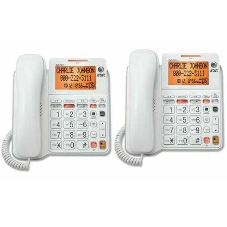 Corded Answering System with Large Display, White B878