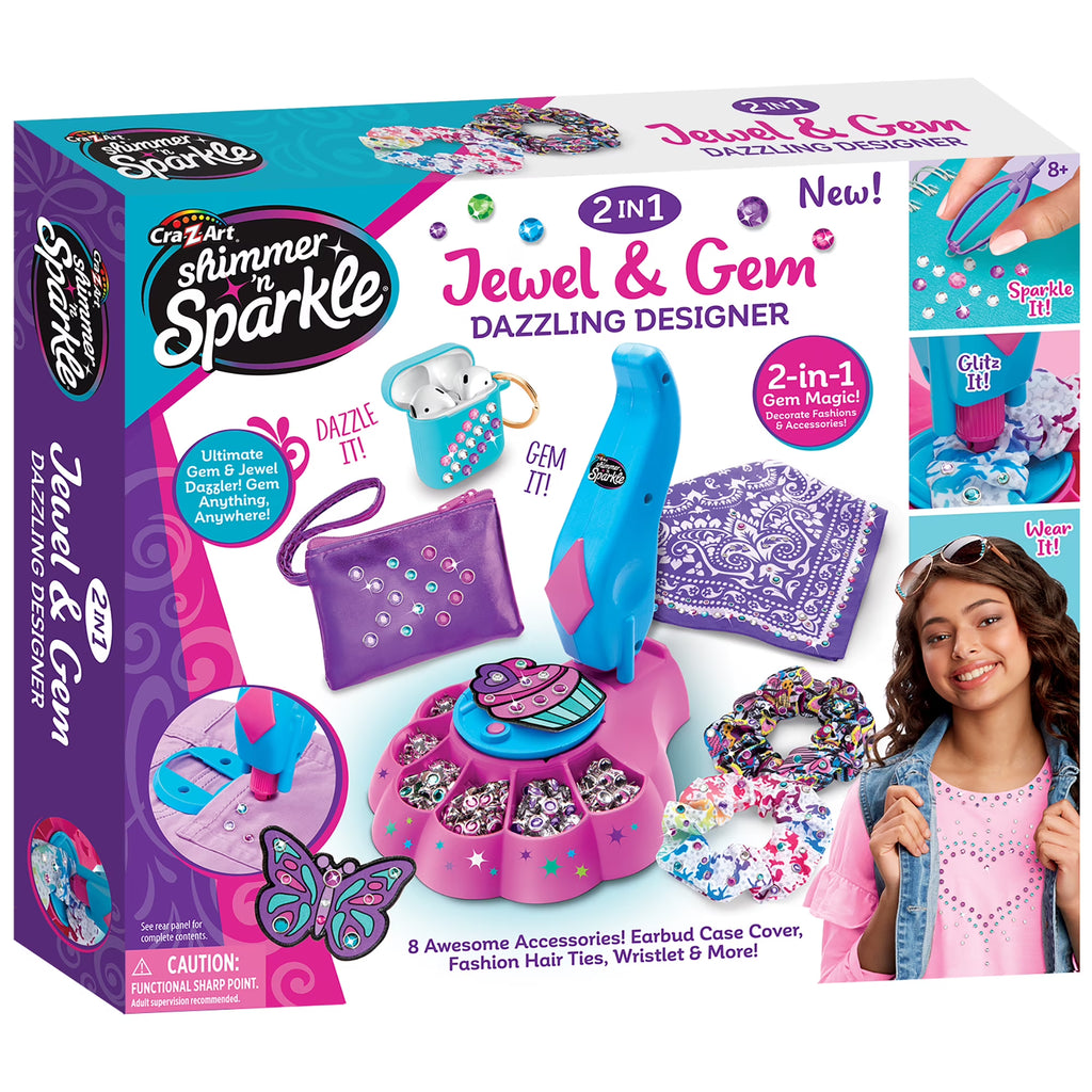 2-In-1 Jewel & Gem Designer with 8 Accessories W66292