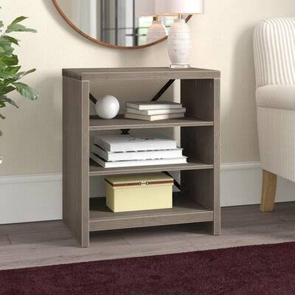 Gray Bookcase D110548