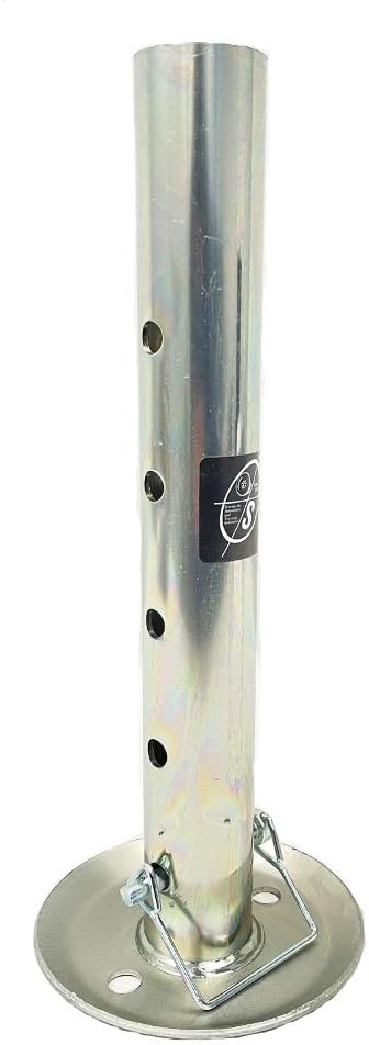 Zinc A-Frame Trailer Jack with Adjustable Drop Leg, Pack of 2 J433