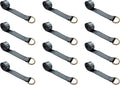 2.5 oz x 10 ft D-Ring Lasso Strap Tie Down (Yellow, 10 - Pack) L642399