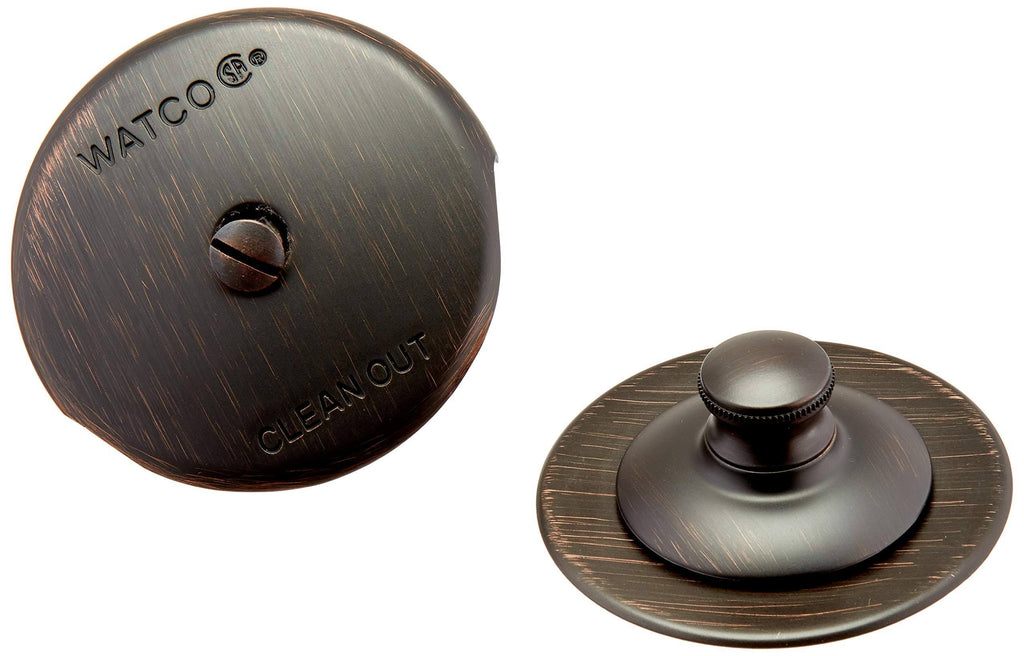 Rubbed Bronze Push Pull Trim Kit F9351