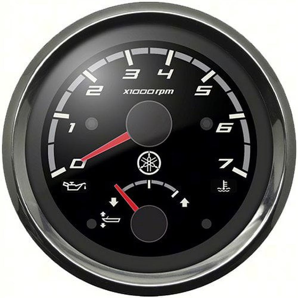 Chrome-Black Gauge, Tachometer-Trim G6942