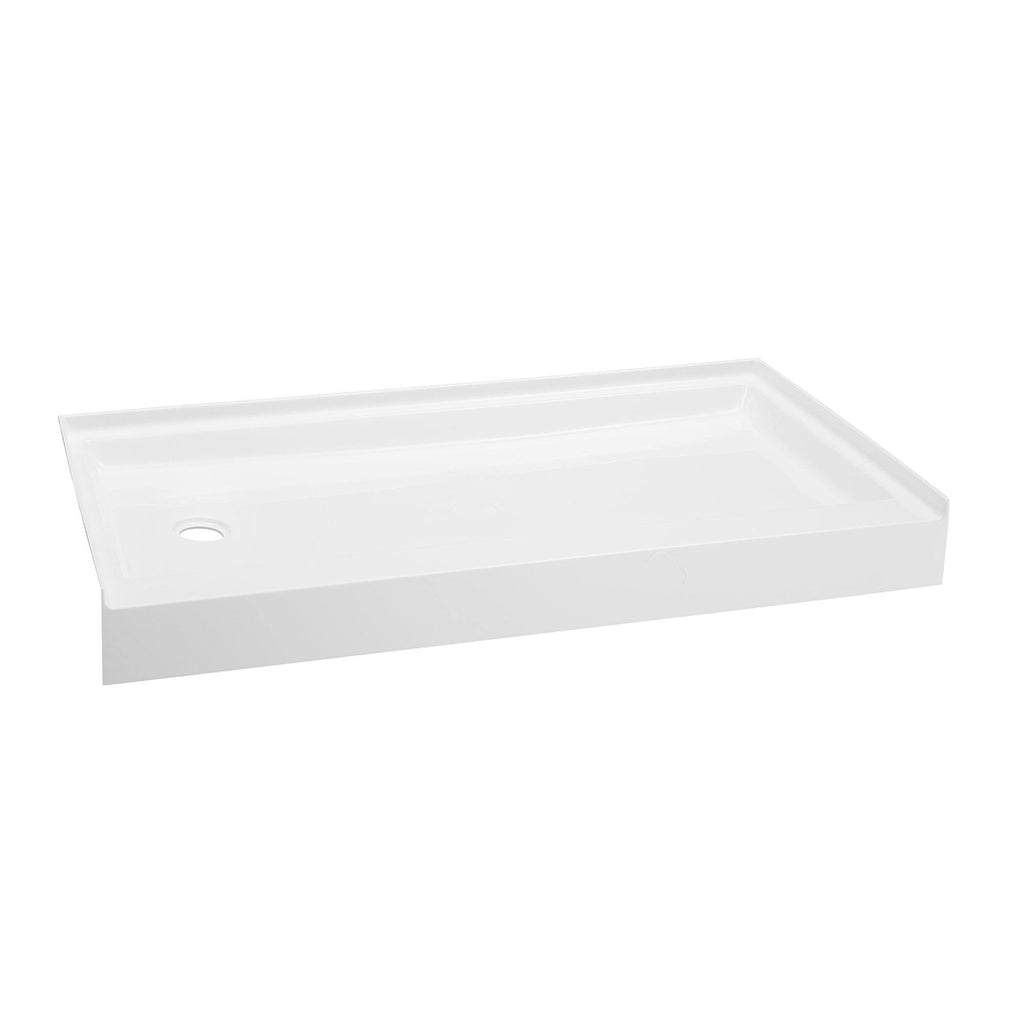 Single Threshold Shower Base Drain Location: Left P613667