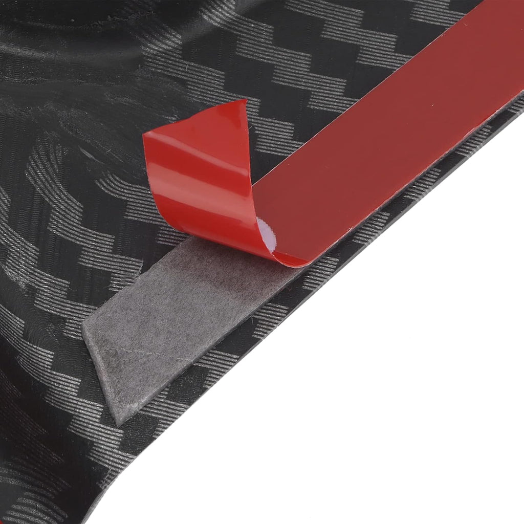 Carbon Fiber Style Gear Shift Panel Cover Sticker Pack of 2 Z2166