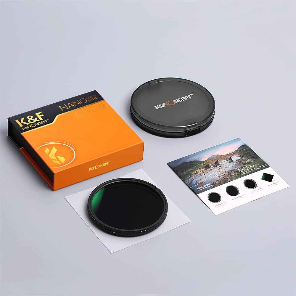 40.5mm Variable ND Filter ND8-ND128 HD Hydrophobic VND Filter E379