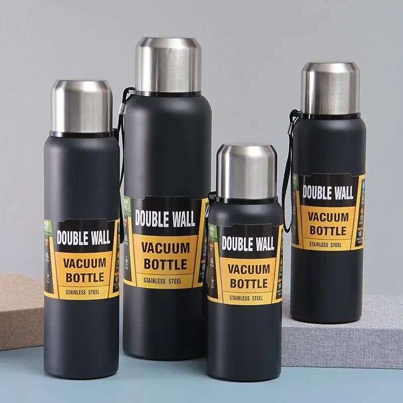 1000ml Stainless Steel Vacuum Flask Black J9280