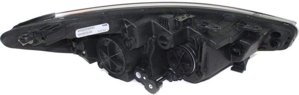 Headlight Assembly for Kia Forte 2014 2015 Passenger Side Halogen H350