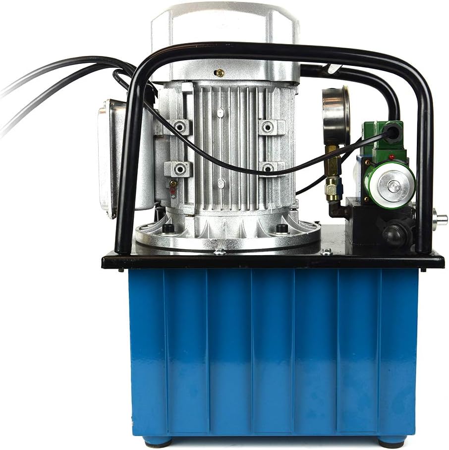 Electric Hydraulic Pump Power Pack Unit 2 Stage Double Acting 110v 10k psi 488 Cubic in Capacity W19299