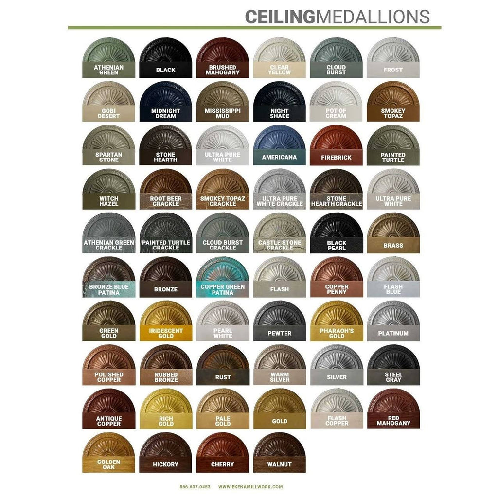 Rubbed Bronze Ceiling Medallion J530