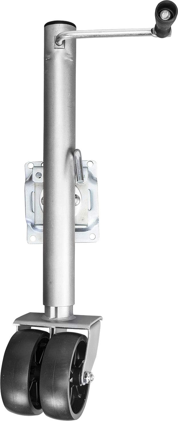 Silver Pack of 2 Swivel Trailer Jack D39874