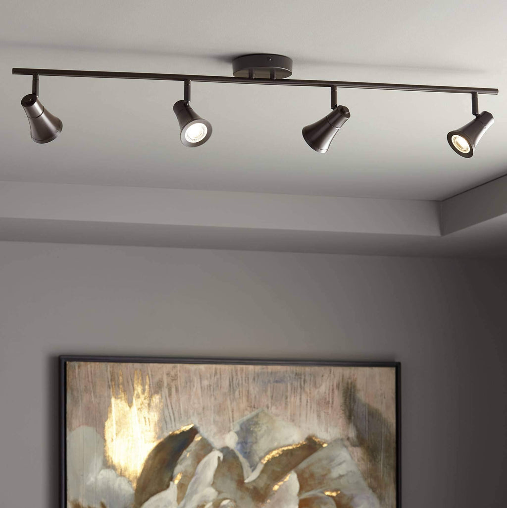 Bronze 4-Light LED Track Fixture J826