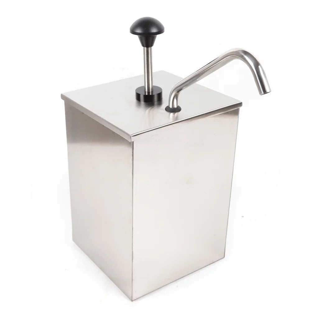4L Stainless Steel Single Head Condiment Dispenser Pump X20665