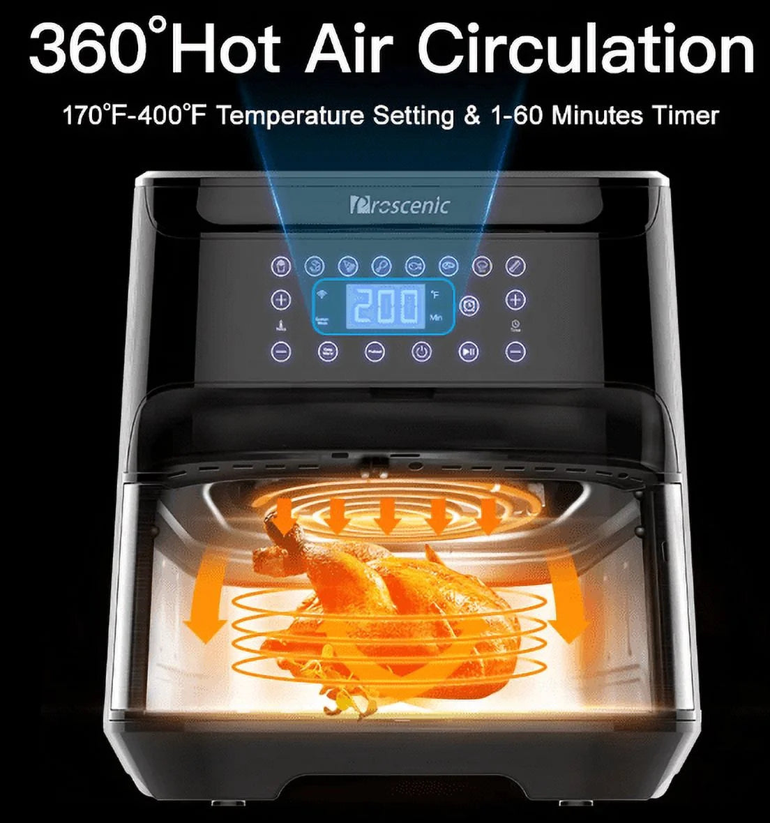 Open Box 1700W Smart Air Fryer T235
