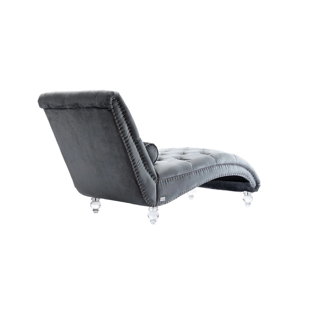 Leisure Concubine Sofa With Acrylic Feet H852089