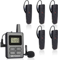 1 Transmitter and 5 Receivers Wireless Tour Guide System F994936