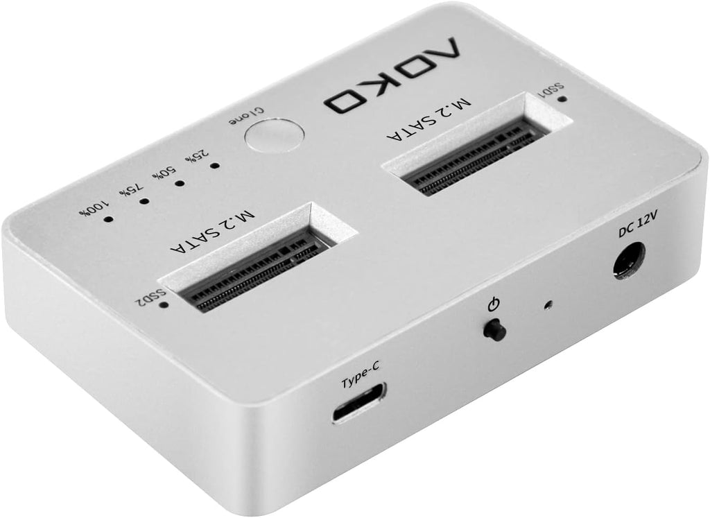 M.2 SATA Dual-Bay Hard Drive Enclosure S73706