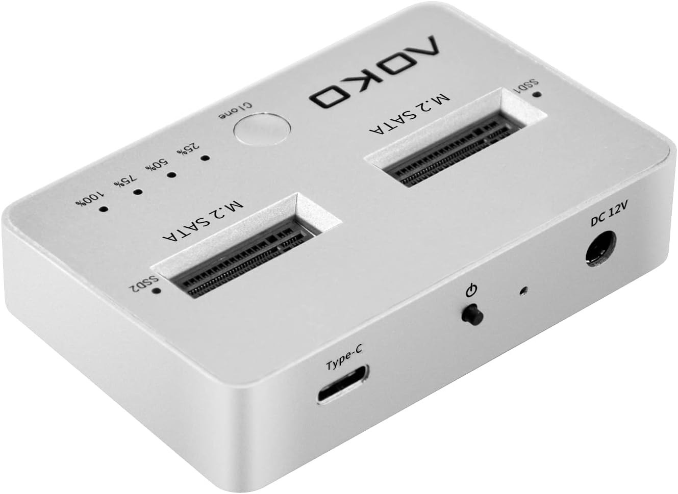 M.2 SATA Dual-Bay Hard Drive Enclosure S73706